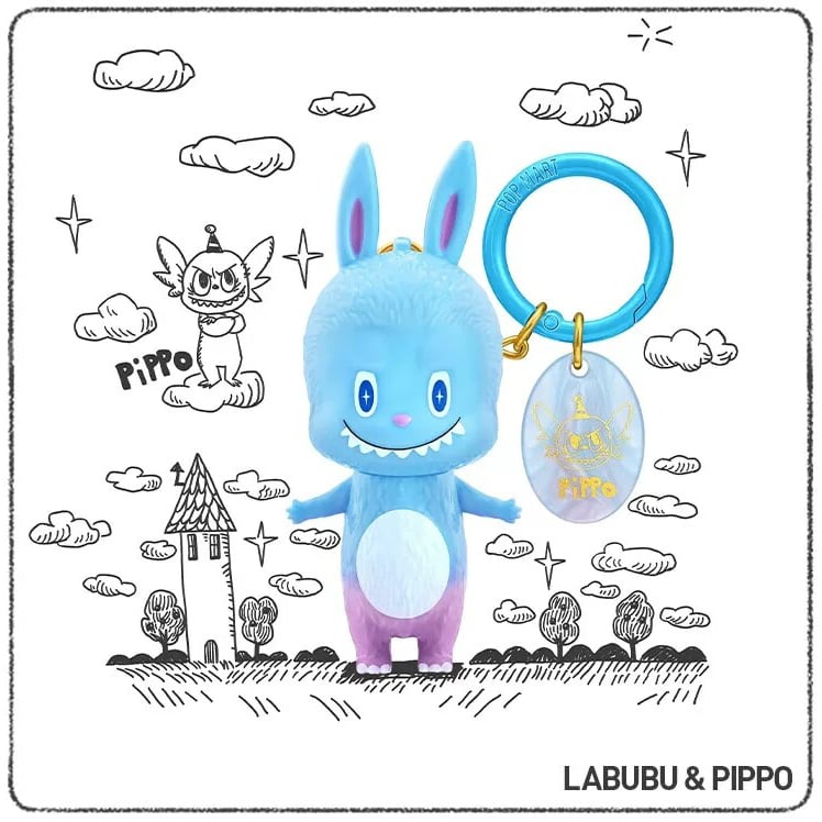 10周年記念・正規品】POPMART THE MONSTERS ラブブ キーホルダー