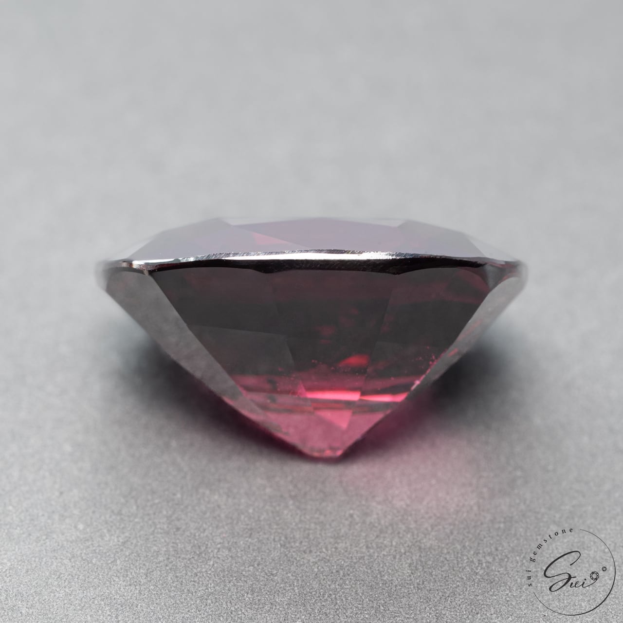天然【非加熱】スピネル・パープリッシュレッド 6.06ct GIA鑑別書
