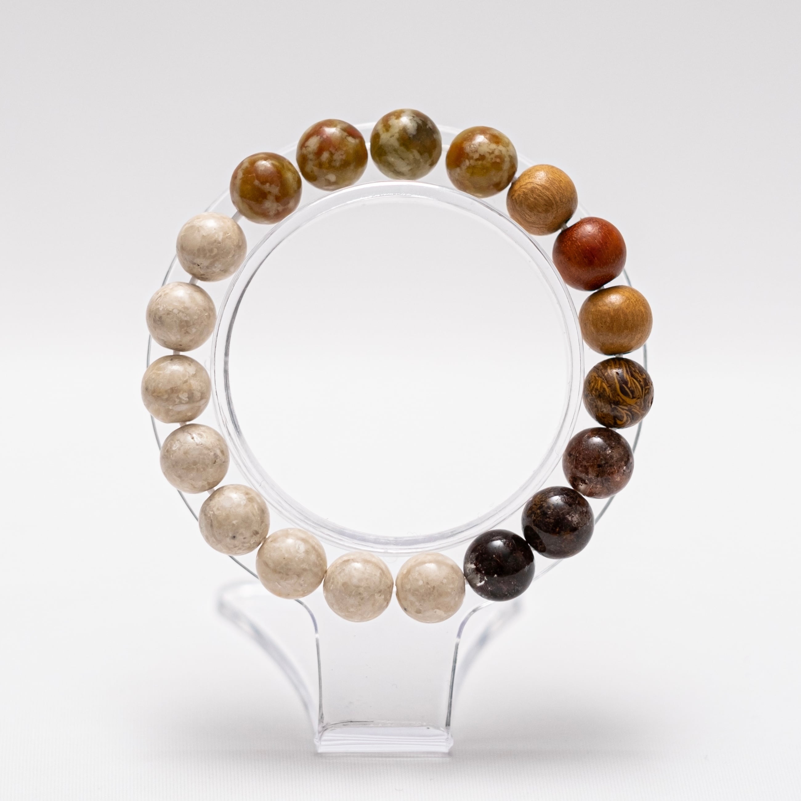 ビーズブレスレット No.102ヴィンテージビーズ クリスタル オパール ビーズブレスレット No.102ヴィンテージビーズ クリスタル オパール