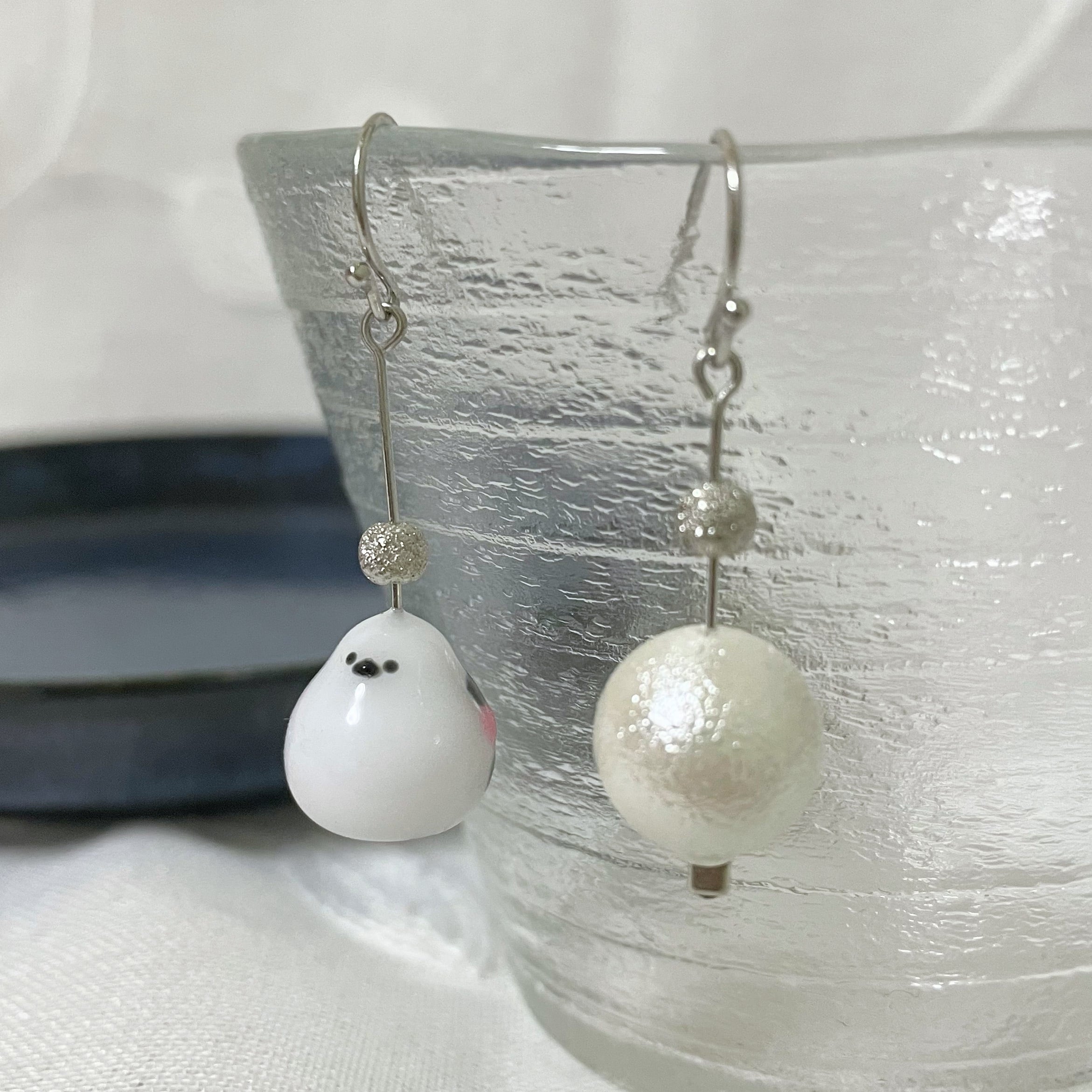 ミニシマエナガとパール | Shilala-しらら-