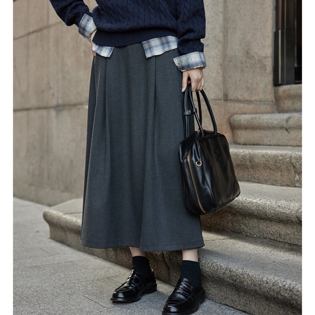 korean style pleated skirt