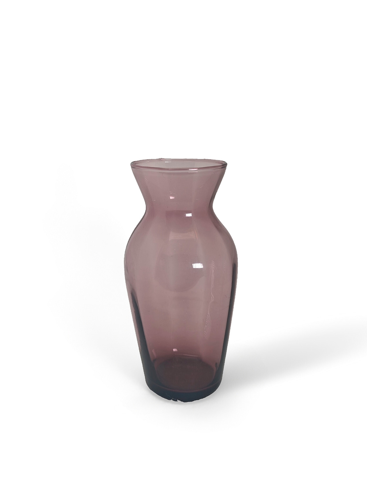 ヴィンテージ雑貨 1970年代アメジストガラス一輪挿し