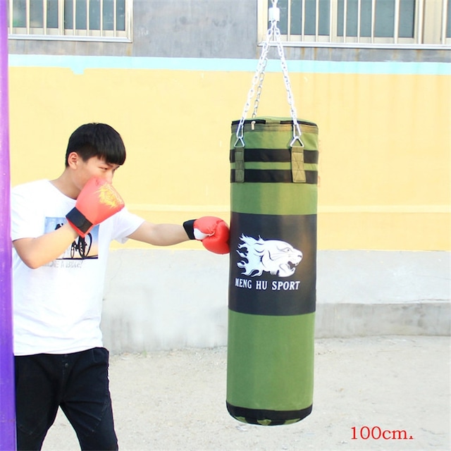 60-180センチ空の土嚢パンチングバッグ用ボクシング屋内スポーツパンチング訓練バッグearthbags bagwork sc03