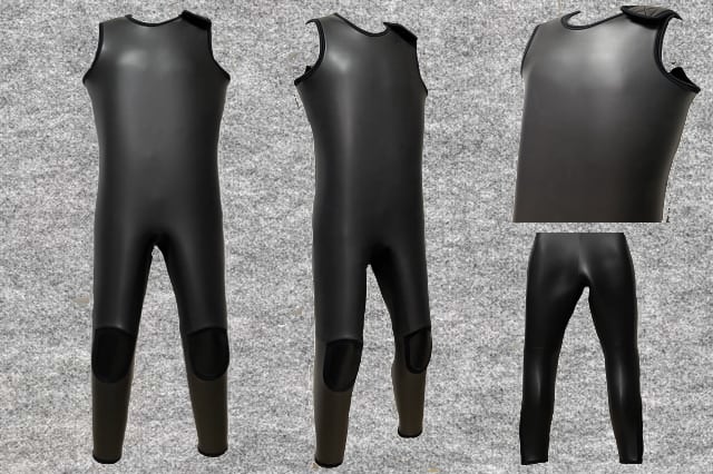 ZERO ブラック ロングジョン ウェットスーツ