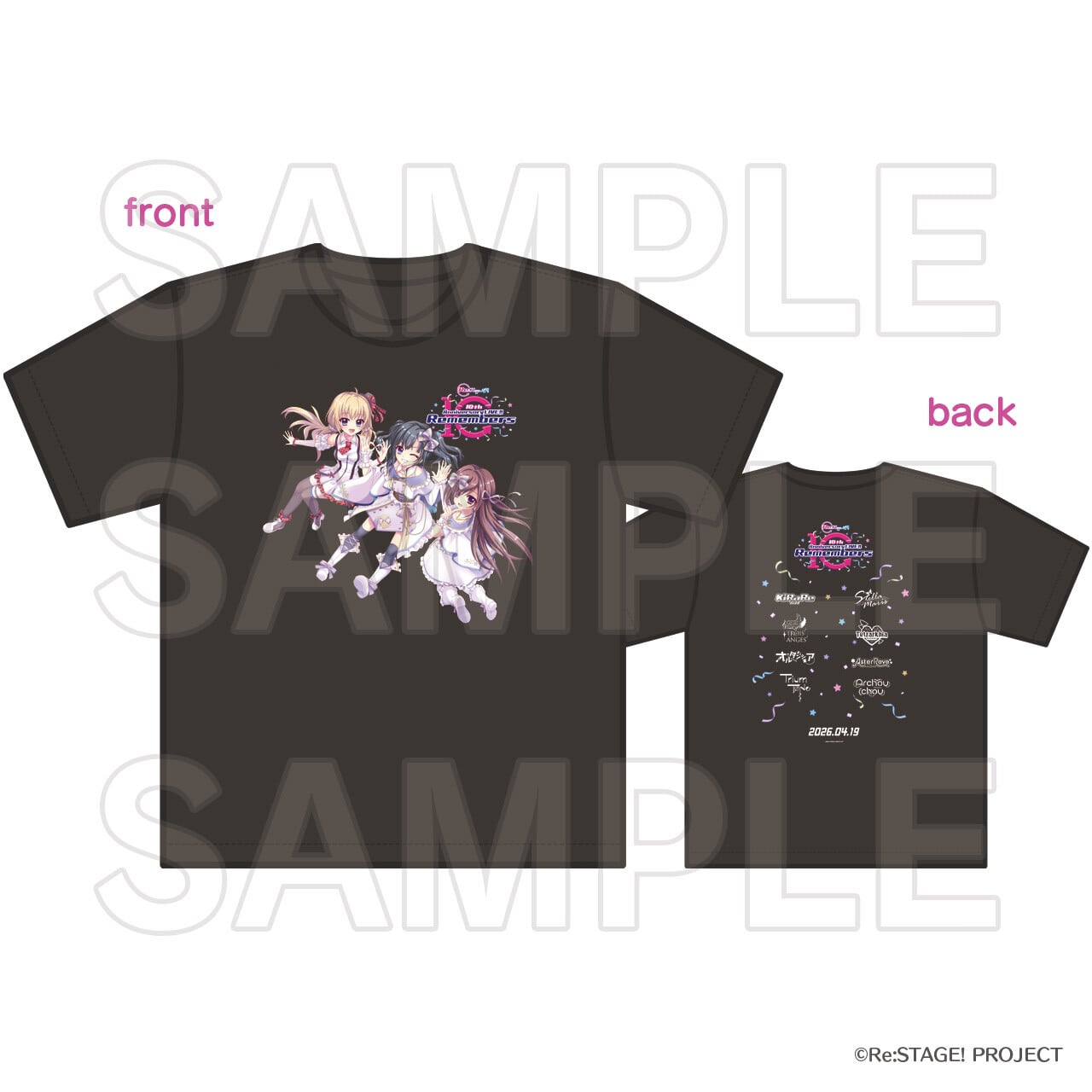 10th Anniversary]スタッフTシャツ⑤オルタンシア＆アスタレーヴ | Re