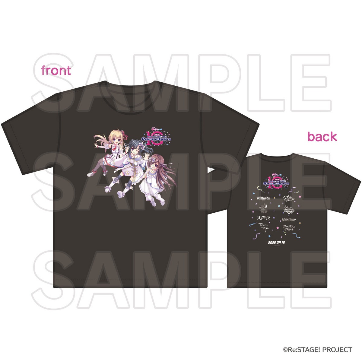 10th Anniversary]スタッフTシャツ⑤オルタンシア＆アスタレーヴ | Re 