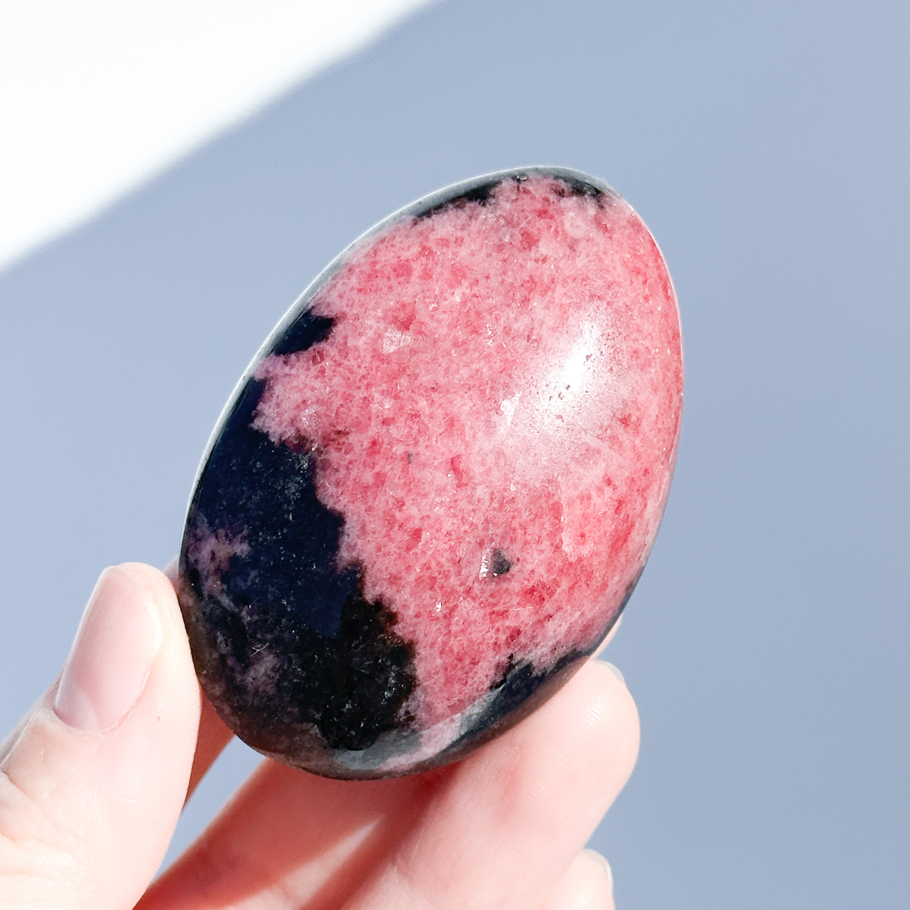 ロードナイト パームストーン24◇Rhodonite◇パワーストーン・天然石
