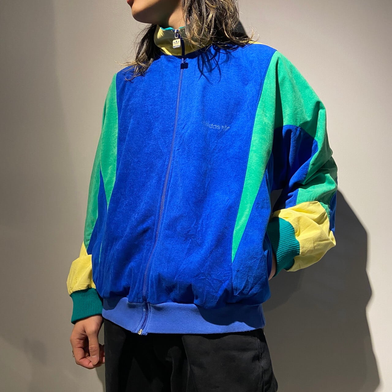 70〜80年代 チュニジア製 VENTEX社製 adidas アディダス ベロア 