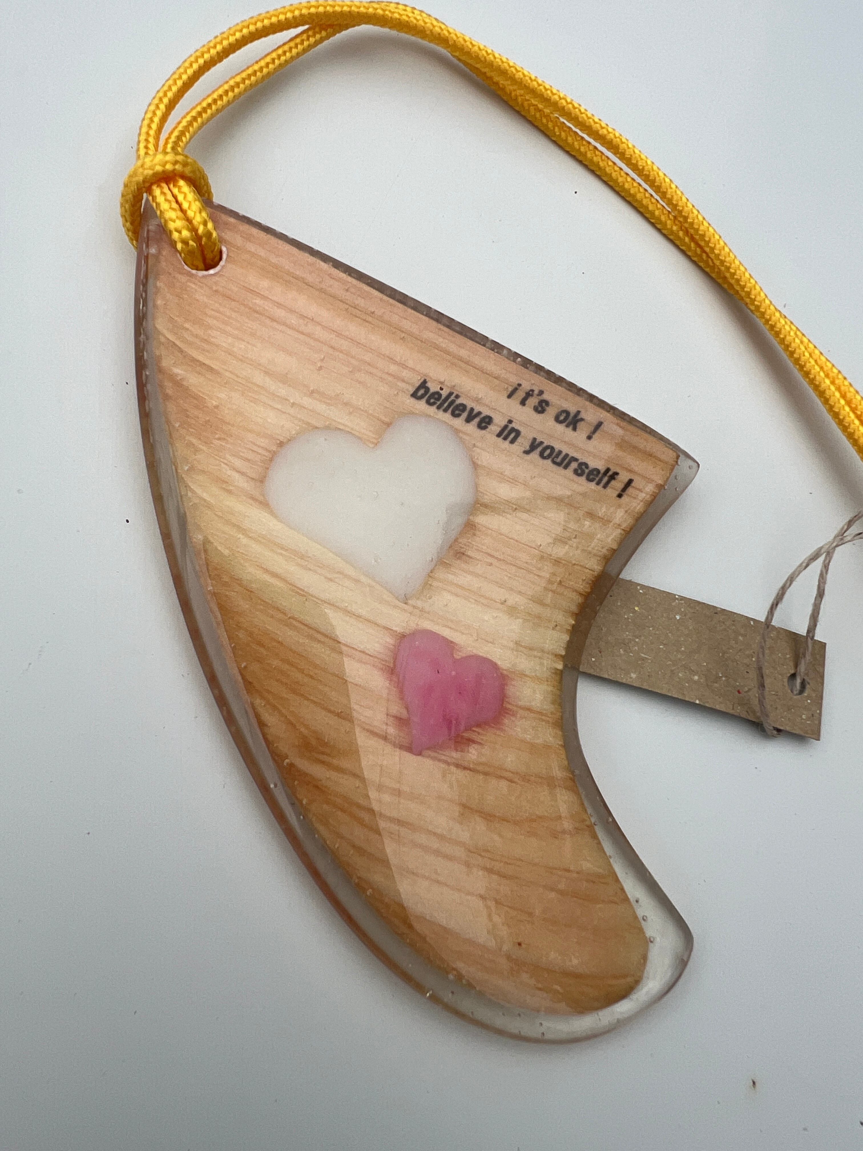 コピー:フィンチャームアクセサリー ▶︎ ナチュラルウッド❤️『ティンクピンク×マーブルピンク』