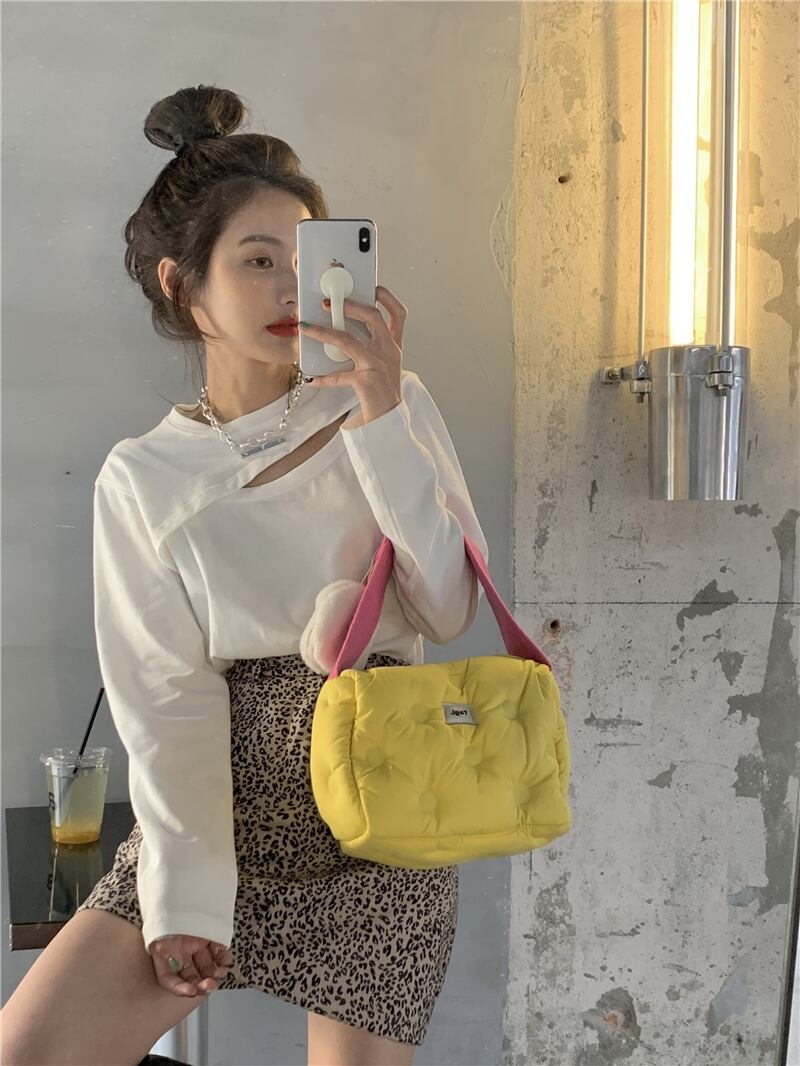 ホワイトTシャツ レディースルーズトップス ロング モンロー42573956642