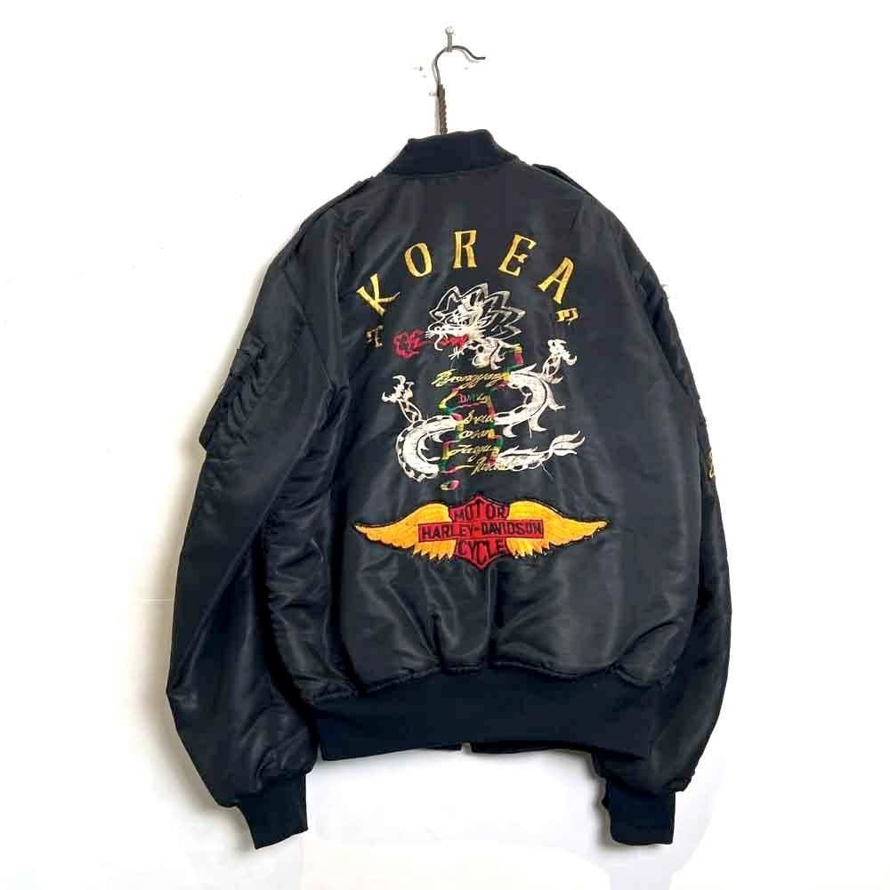 KOREA] Vintage Nylon Souvenir Jacket [1980s-] Vintage Nylon