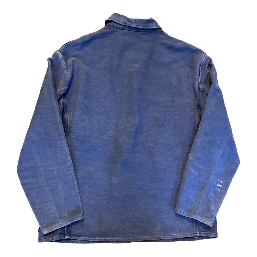90's rofa モールスキンジャケット　サイズ54 F545】Vintage French Work Jacket ROFA Blue Moleskin Style 56