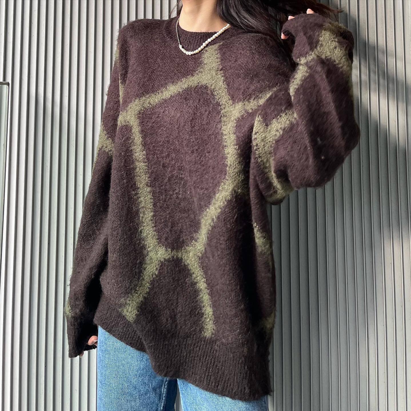 3AM Select Shaggy mohair pullover knit   ユニセックス