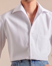 【首元端麗】ワンピースカラーシャツ