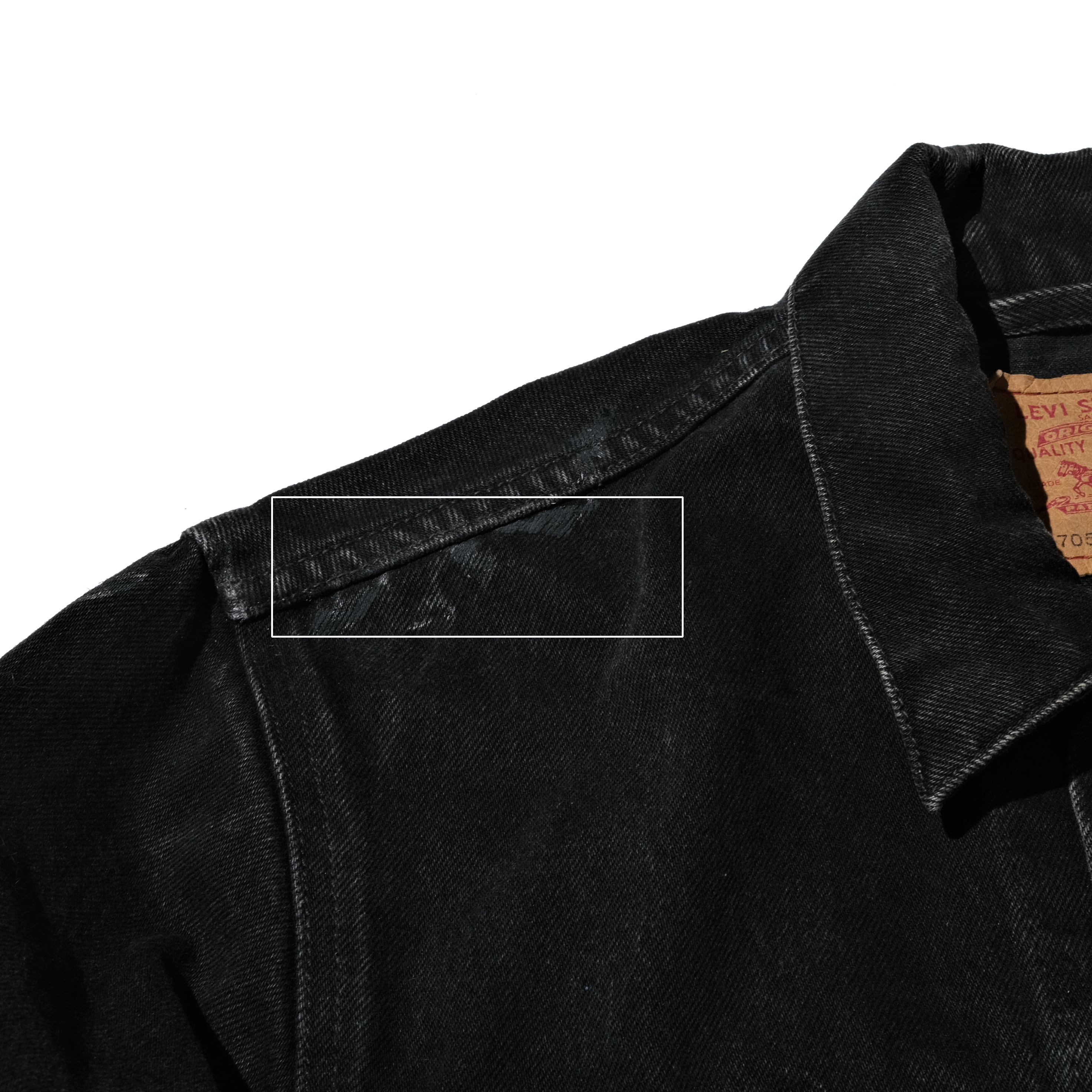 92's Levi's 70503 black denim jacket made in Spain [M] | goodbuy