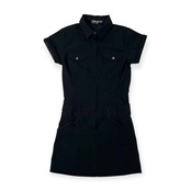 NIKE GOLF ナイキ ゴルフ 半袖 ワンピース ポロシャツ ストレッチ サイズ 0 /レディース/ブラック