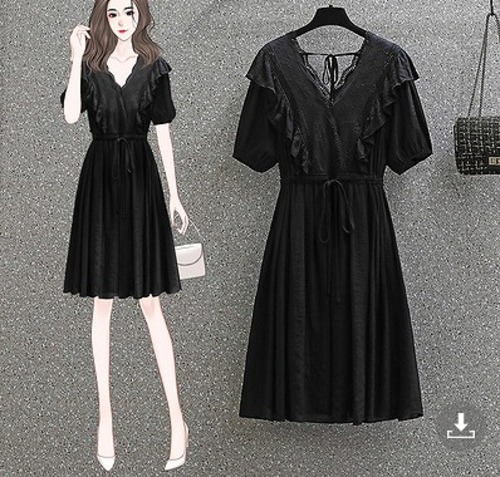 【大きいサイズL-4XL】【春夏新作】ファッションワンピース#sertc-252327