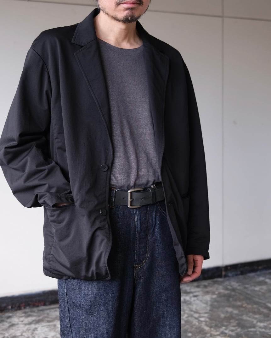 Men's BATONER” NORMANDY LINEN BASQUE SHIRT GRAY | Lapel online store