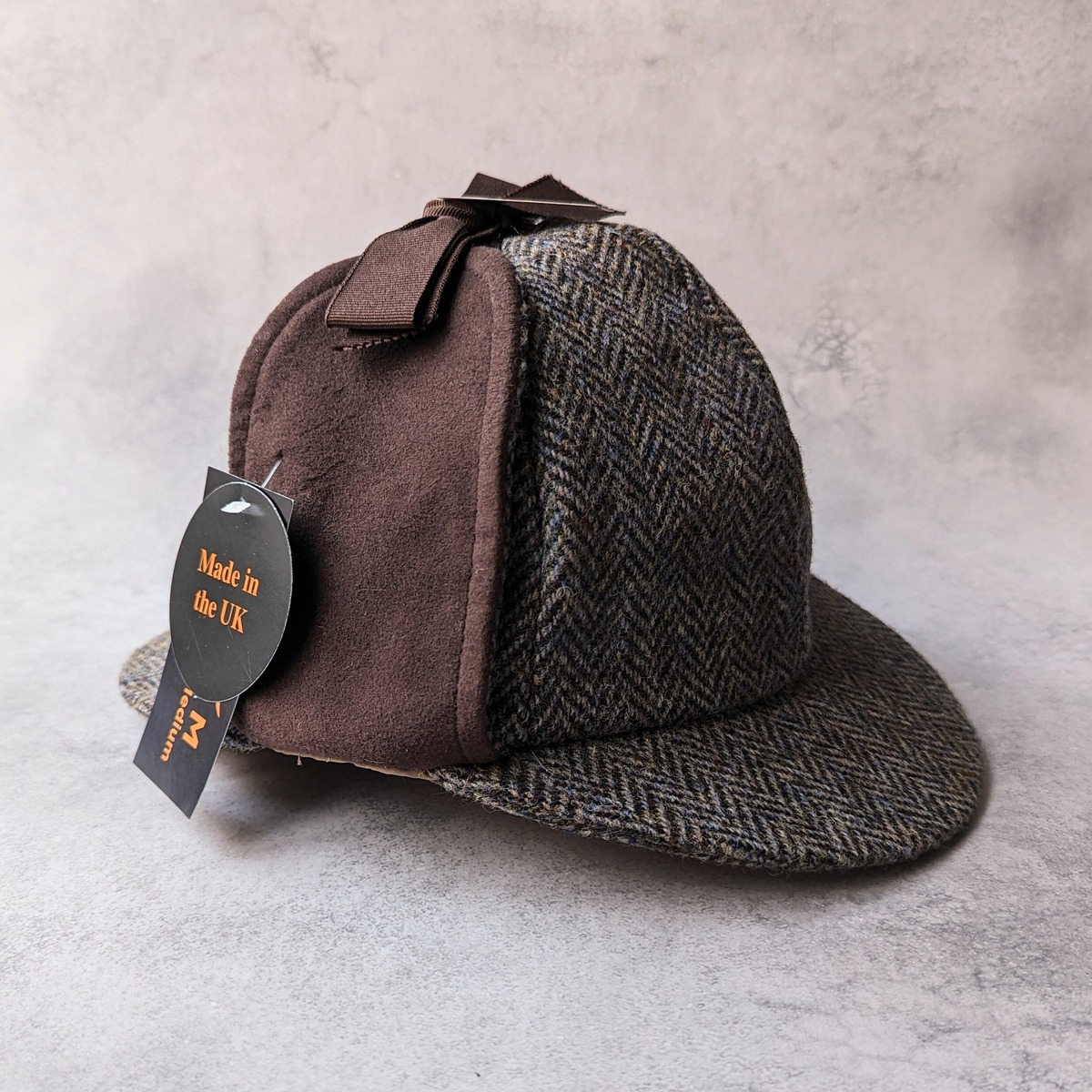 ハリスツイード・ディアストーカー【ブラウン】 00187BROWN | 英国雑貨 
