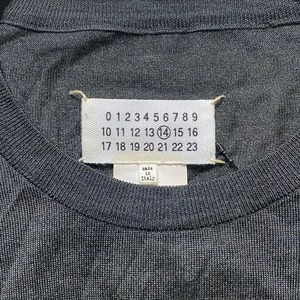 MAISON MARTIN MARGIELA ⑭ crew neck silk knit sweater