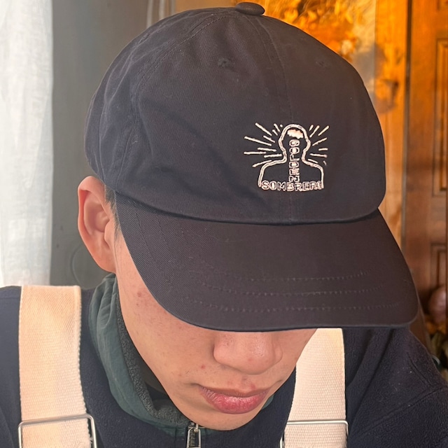 Golden Sombrero Logo CAP Black