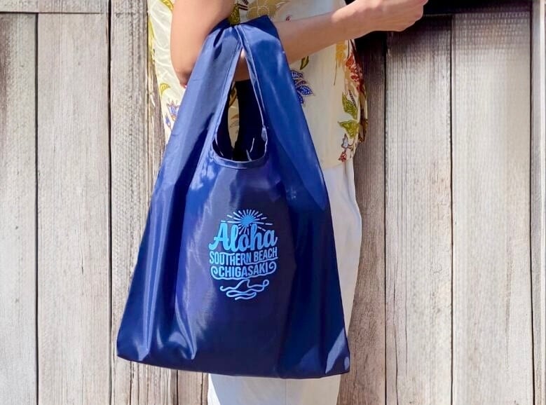 エコバッグ（大/ブルー） | 茅ヶ崎市観光協会