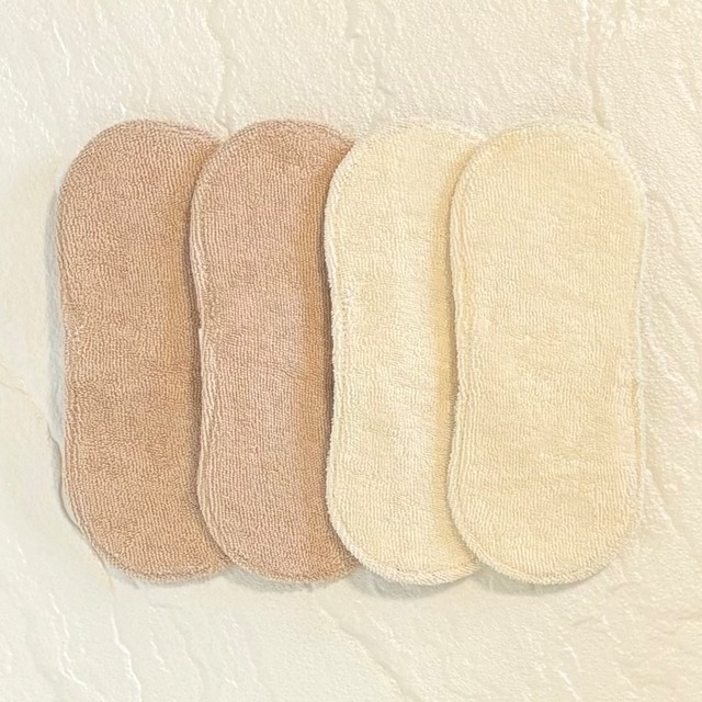 布ライナー 4枚セット パイル オーガニック 防水あり 195