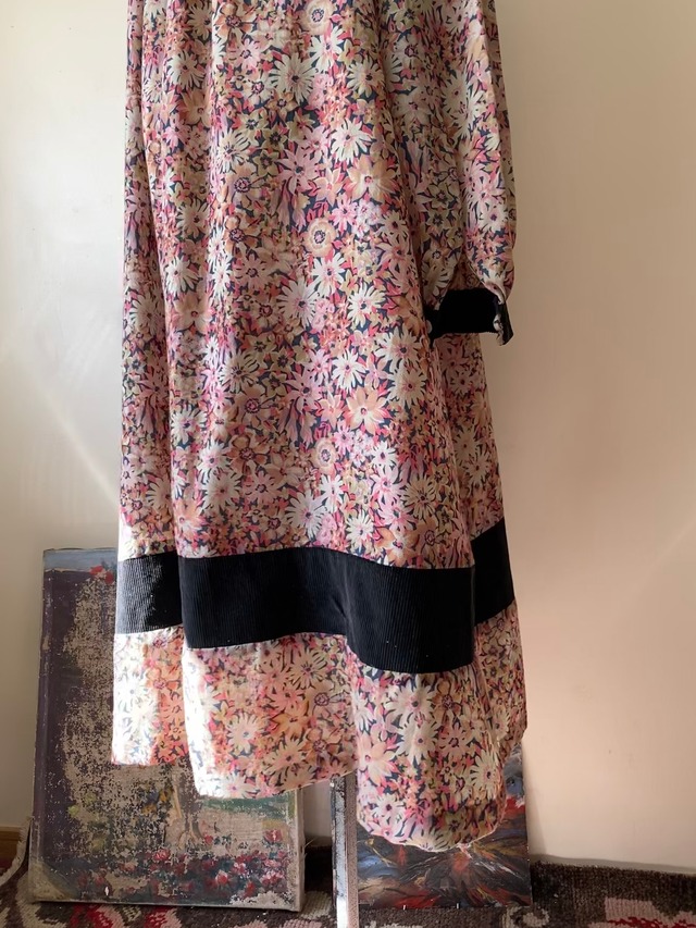 70s Corduroy and Wool Dress