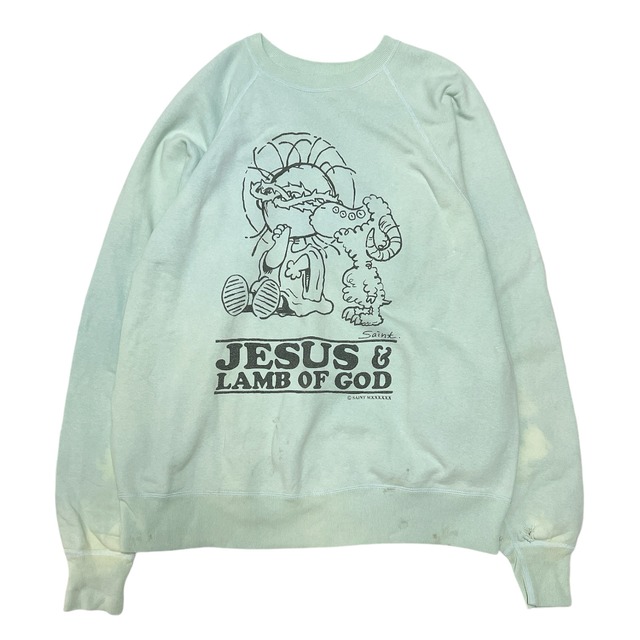 SAINT MICHAEL Jesus & lamb Of God Pullover Sweat | A WORD.ONLINE SHOP