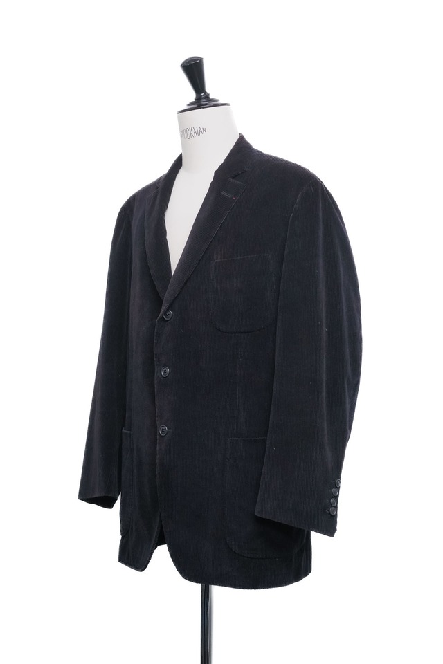 00's "ARNYS PARIS" Cotton-Cashmere Corduroy 3B Tailored Jacket - "DANIEL" Model