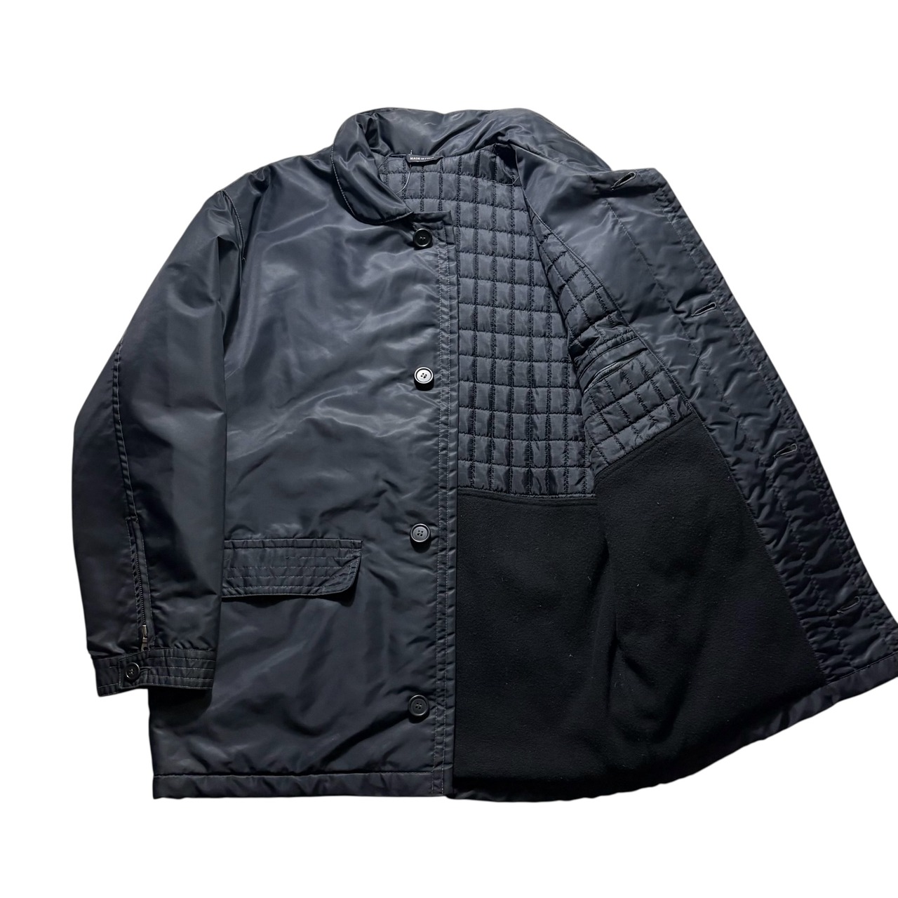 vintage YVES SAINT LAURENT nylon coverall coat