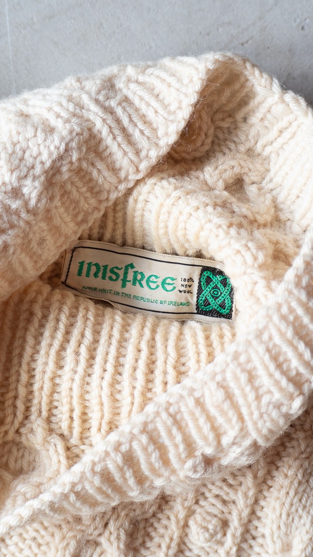 "Inisfree" 1990s Aran sweater