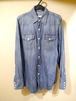 美品◆MartinMargiela ⑩ マルタンマルジェラ 加工デニム シャツ