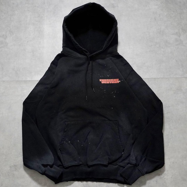 ディスイズネバーザット ネバザ パーカー スウェット ロゴ S 黒 16314