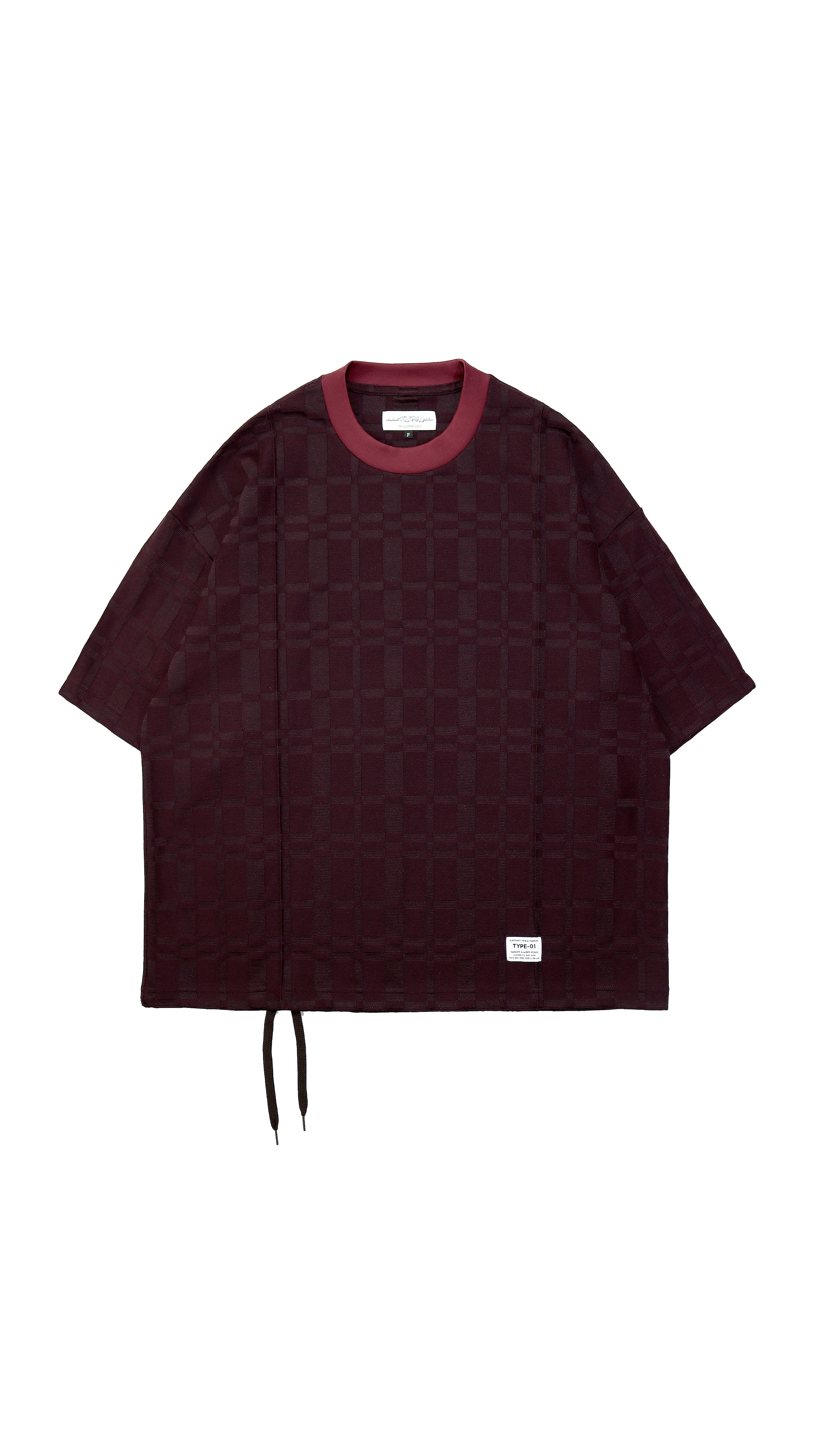 elephant TRIBAL fabrics エレファブ 】JACQUARD PINTUCK T-SH