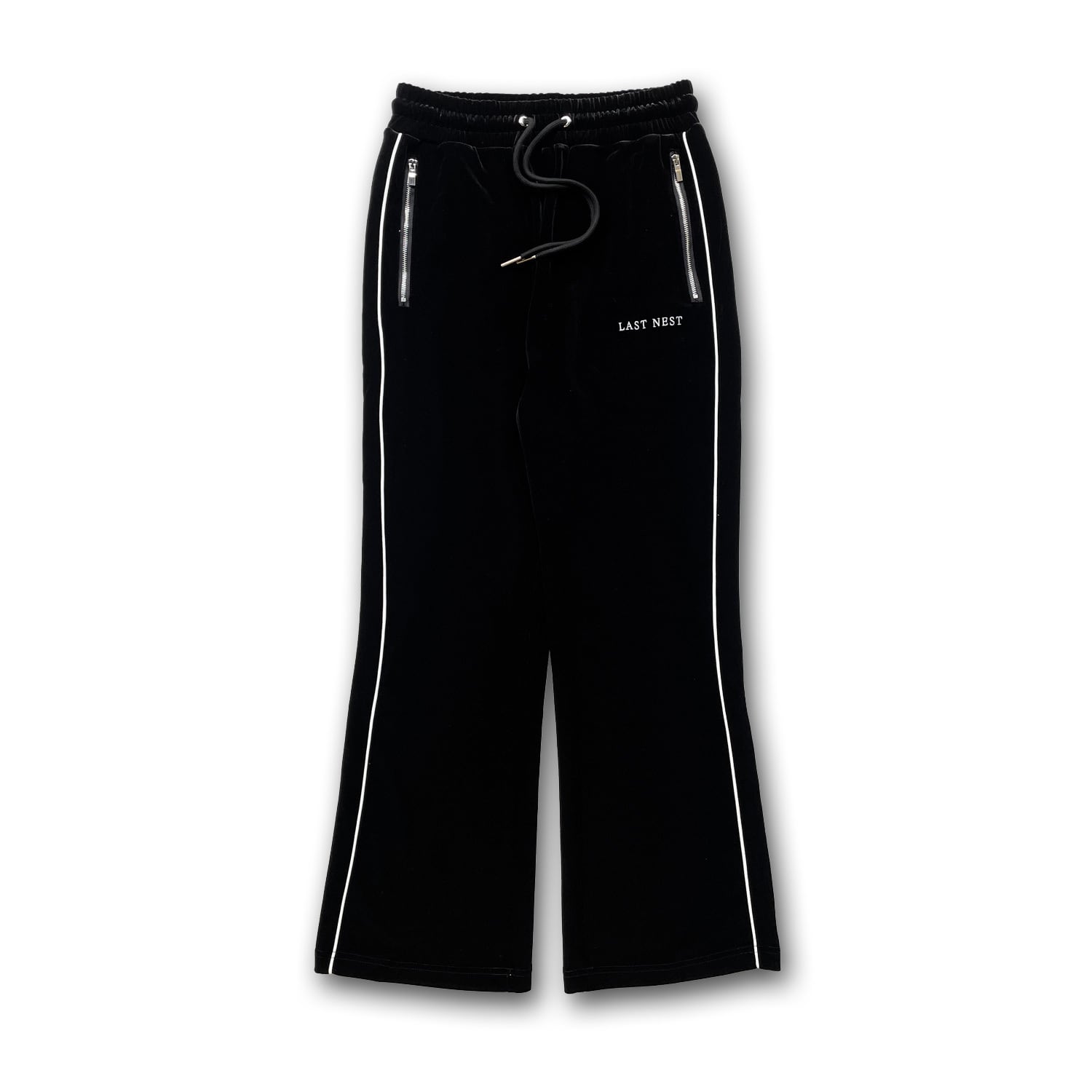 LAST NEST / VELOUR EMBROIDERY TRACK PANTS | HOLICK