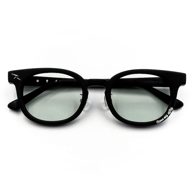 Mint Greenレンズ ⚡︎ Open2 / Matte Blackフレーム ⚡︎