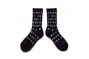 JUST NOISE × SUXSOX / BLACK