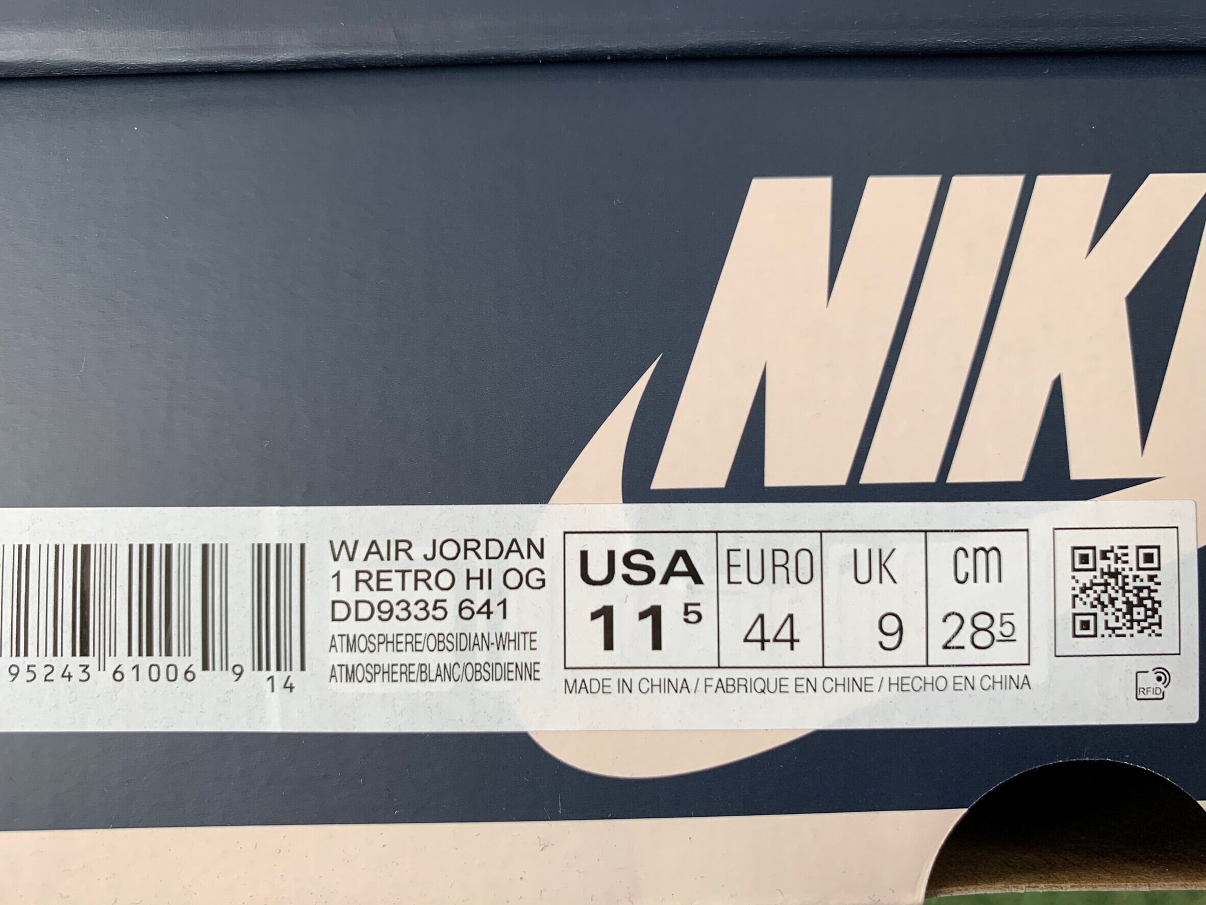 28.5 Nike W Air Jordan 1 Retro High