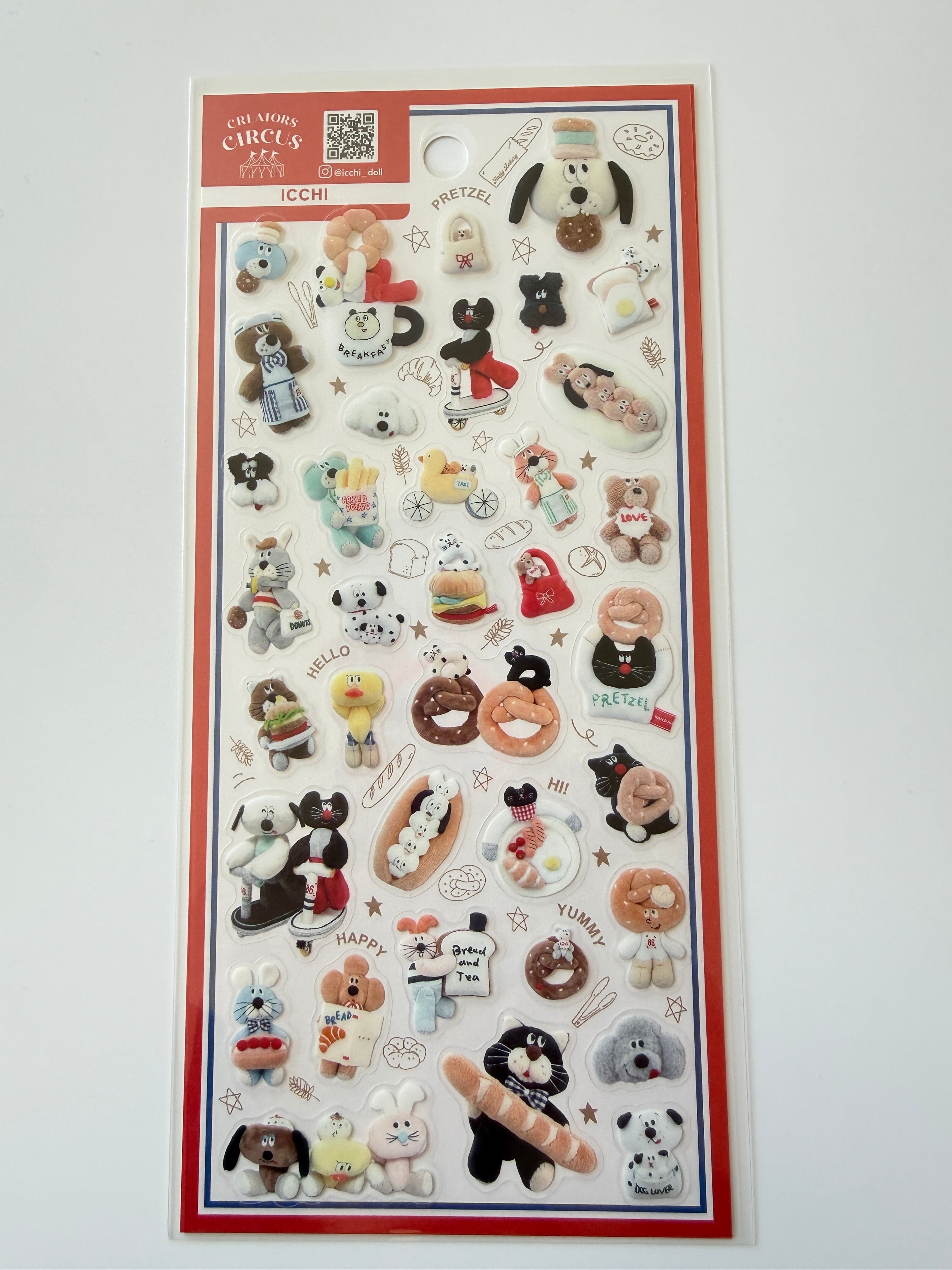 CREATORS CIRCUS 透明シール ICCHI