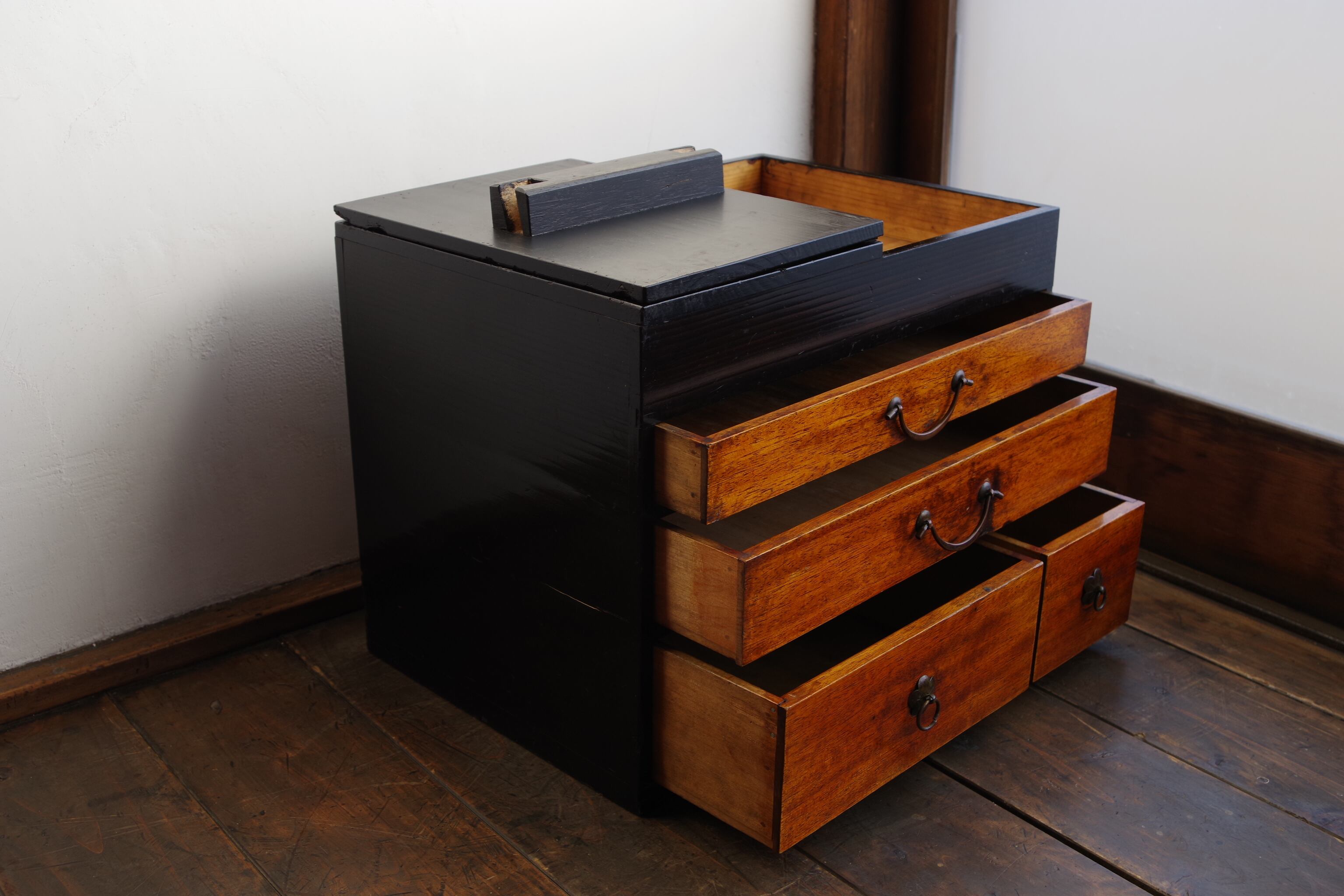 古道具 小引き出し 飴色 アンティーク レトロ 引き出し 古家具・古道具