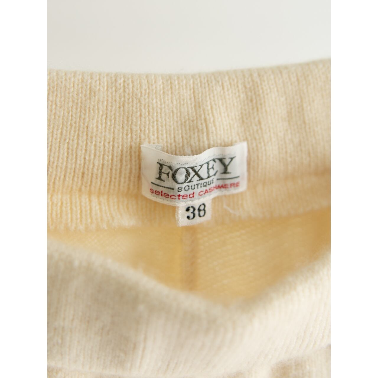 【FOXEY】Made in Japan 100% Cashmere 2tuck Knit Pants（フォクシー 日本製カシミヤ タック入りニットパンツ）