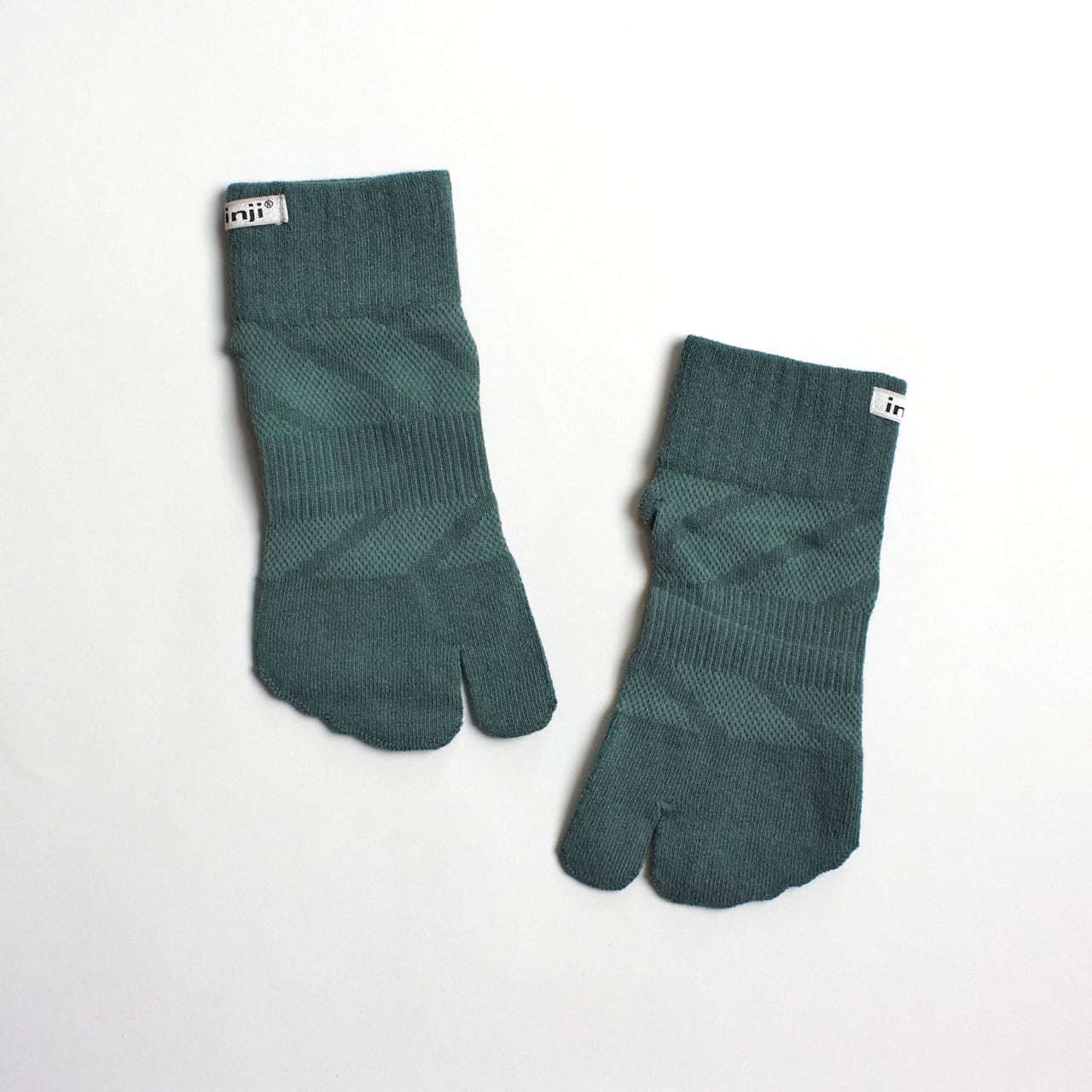 injinji(インジンジ)Split-Toe Mini-Crew Cotton ジュニパー(スプリットトゥ ミニクルー コットン) 足袋型ソックス