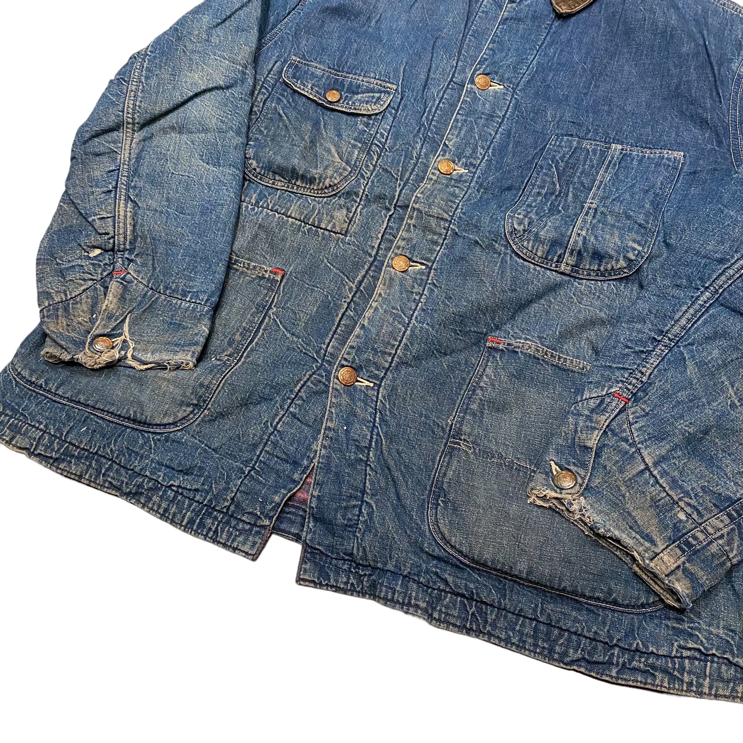 60-70's Blue Bell Blanket Lined Denim Coverall / ブルーベル 60-70's Blue Bell Blanket Lined Denim Coverall / ブルーベル