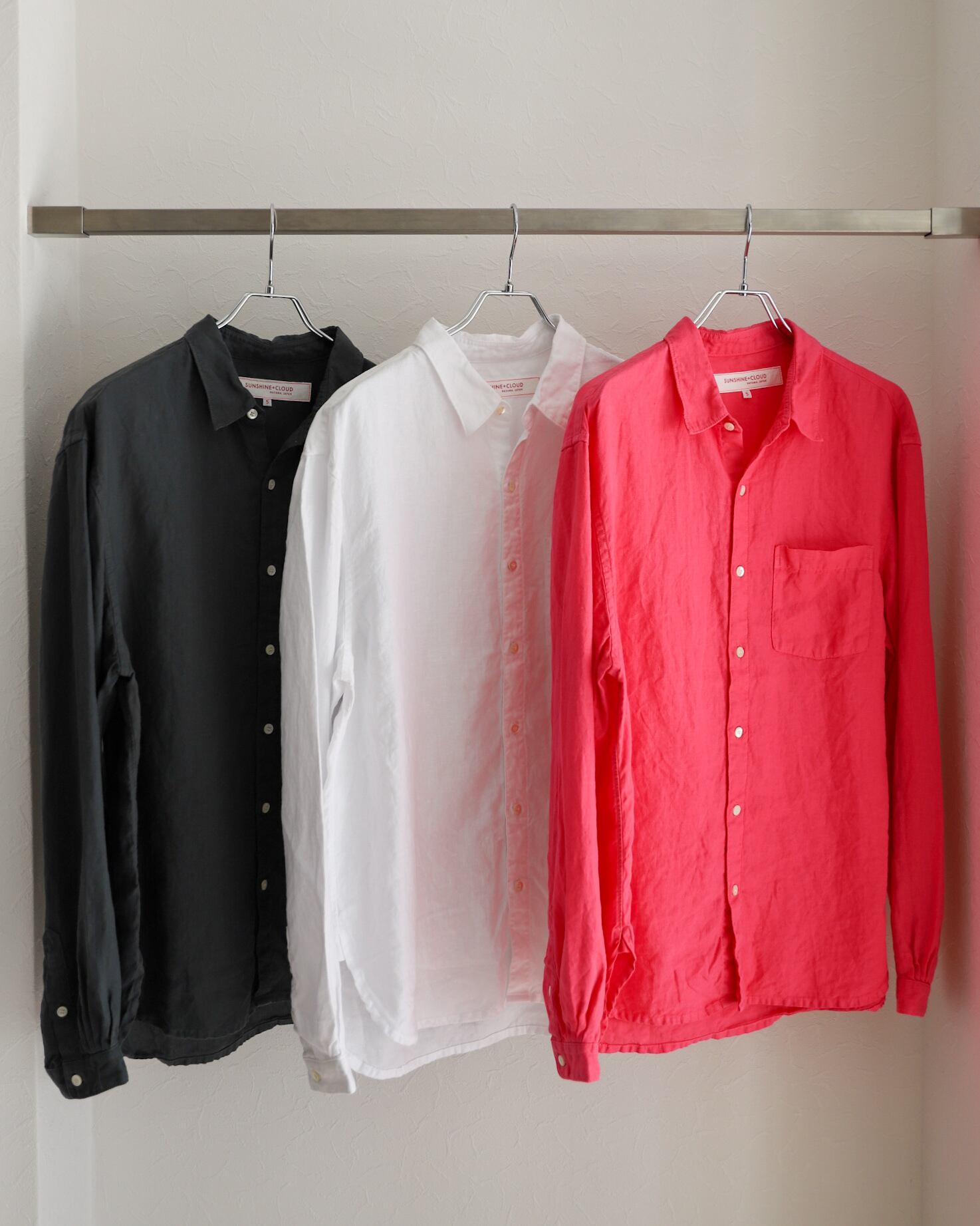 SUNSHINE+CLOUD リネンシャツ 新品】SUNSHINE+CLOUD CAPSULE COLLECTION MINTENS限定品 LINEN