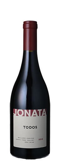 ホナータ トドス レッド・ワイン バラード・キャニオン　18　Jonata Todos Red Wine Ballard Canyon Santa Ynez Valley