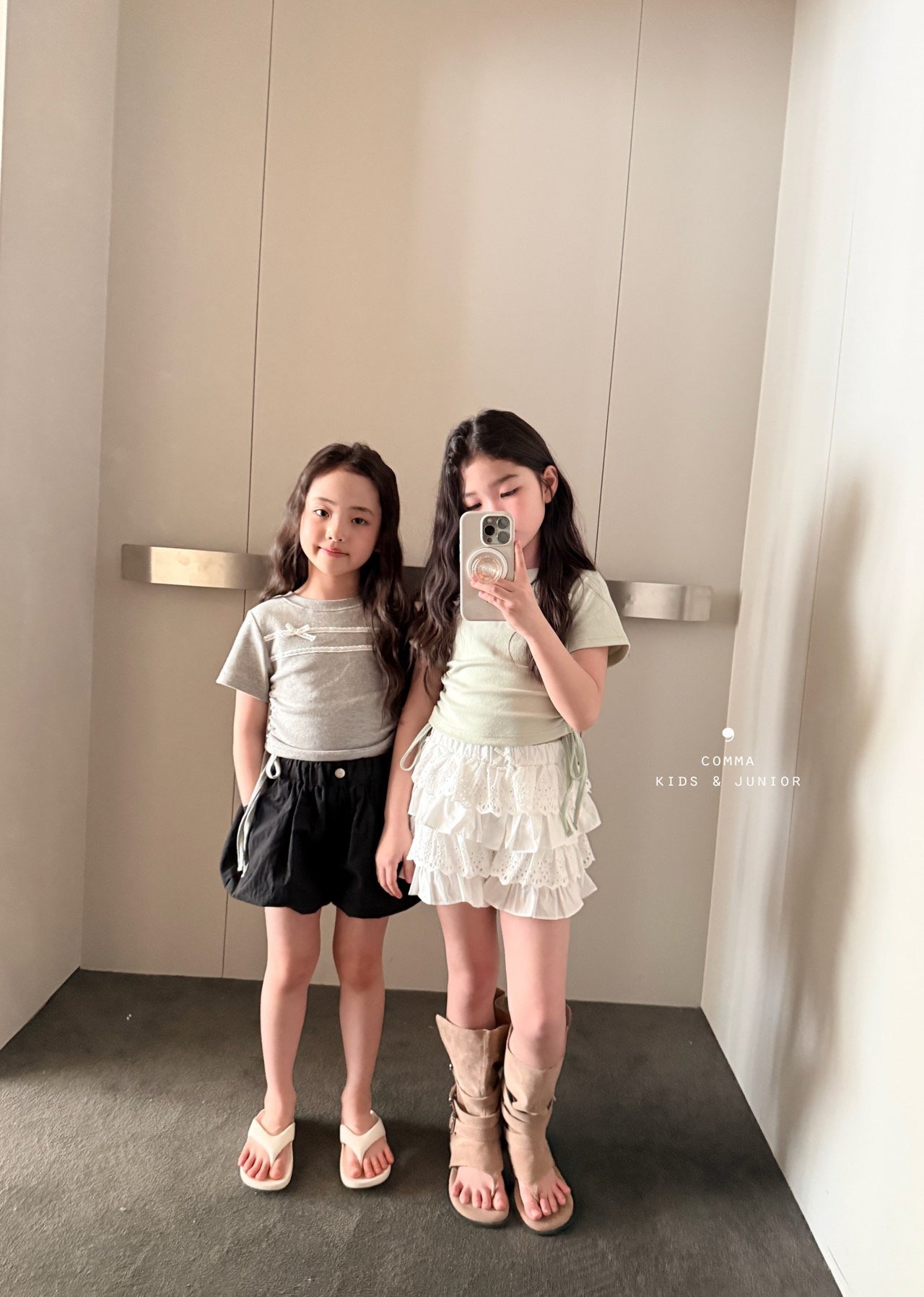 [COMMA] Balloon Shorts (140/150) / [콤마] 벌룬반바지 (140/150)