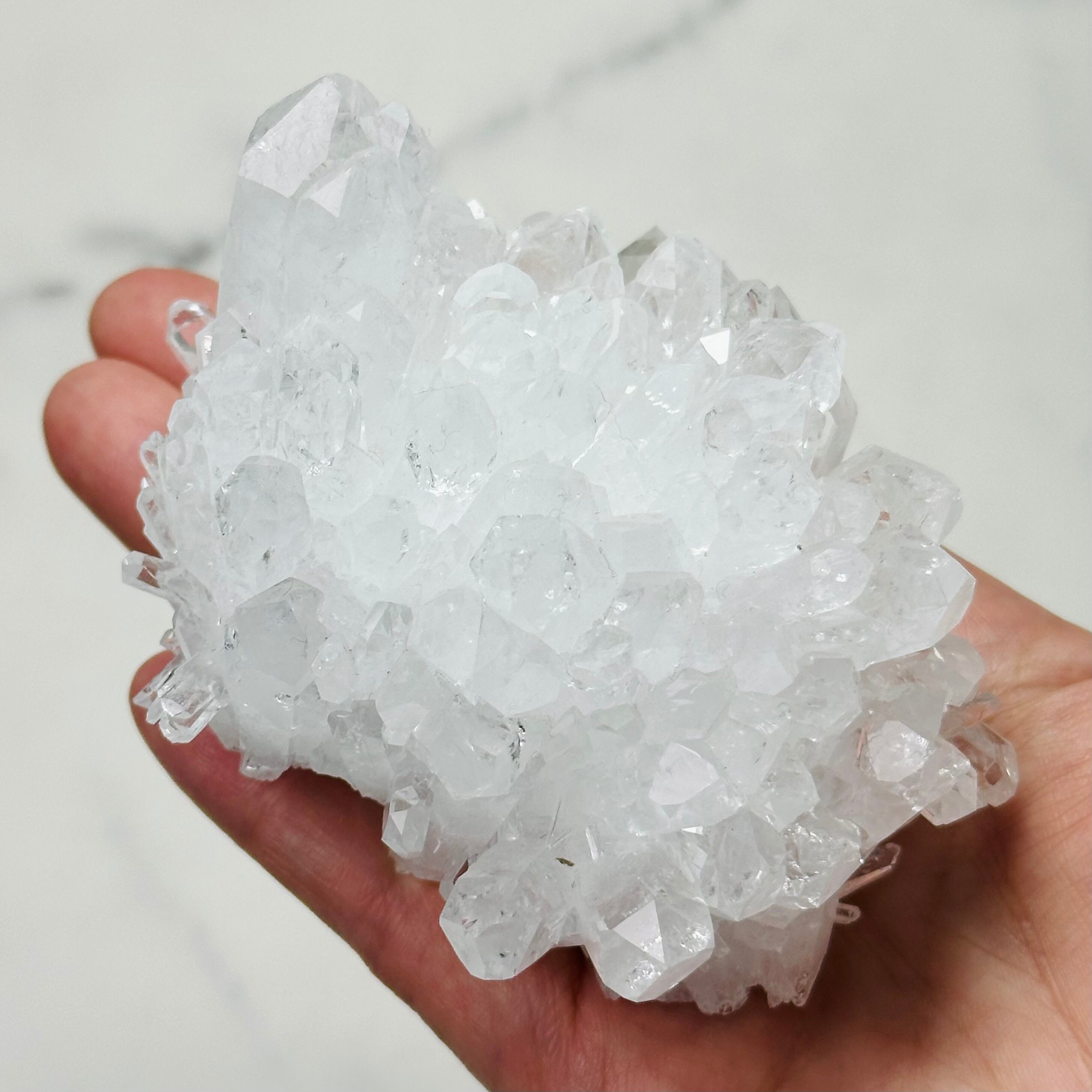 菊花水晶クラスター　天然石 菊花 水晶クラスター