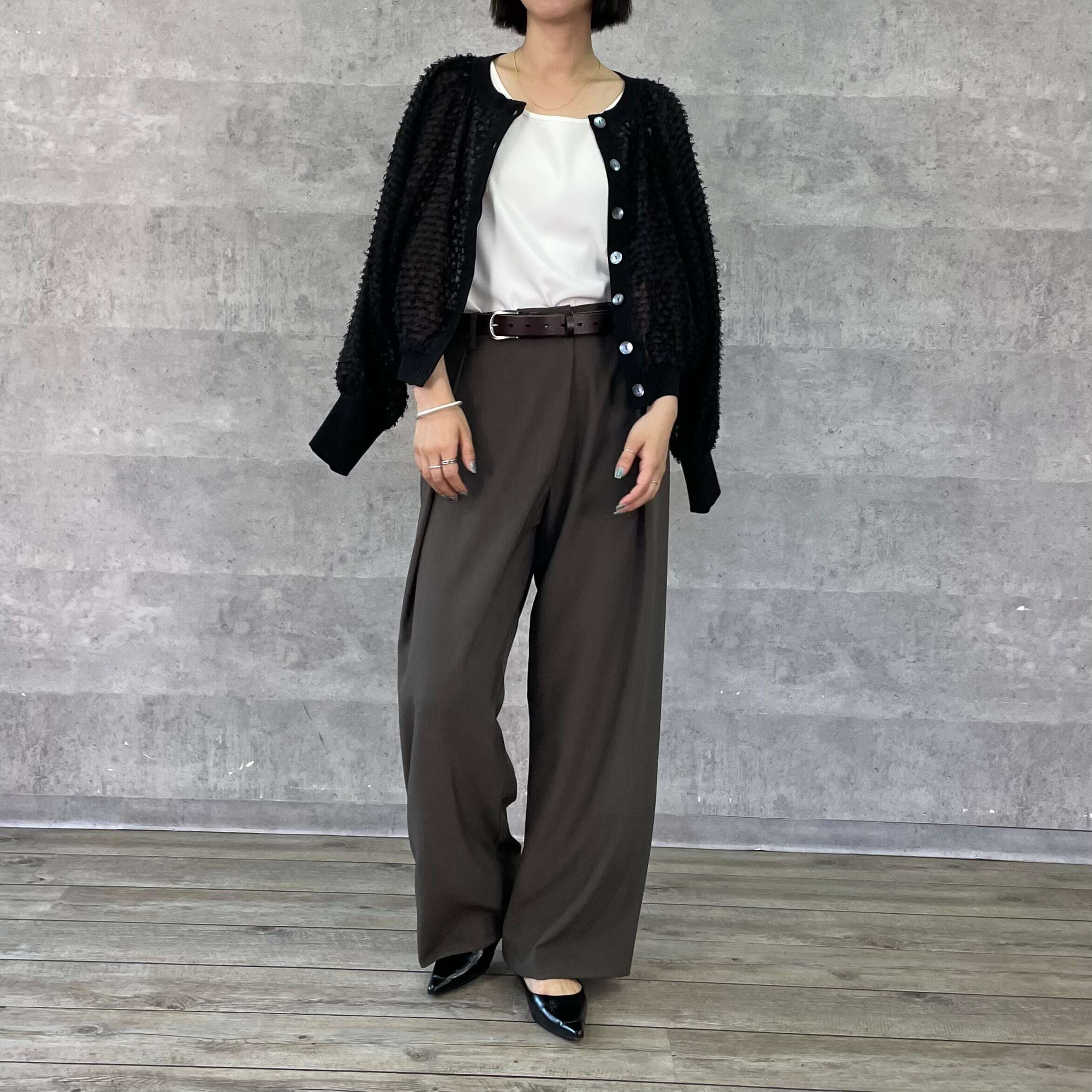 Anna Kerry アンナケリー メッシュベロアキャミソール Anna Kerry Anna Kerry アンナケリー メッシュベロアキャミソール Anna Kerry