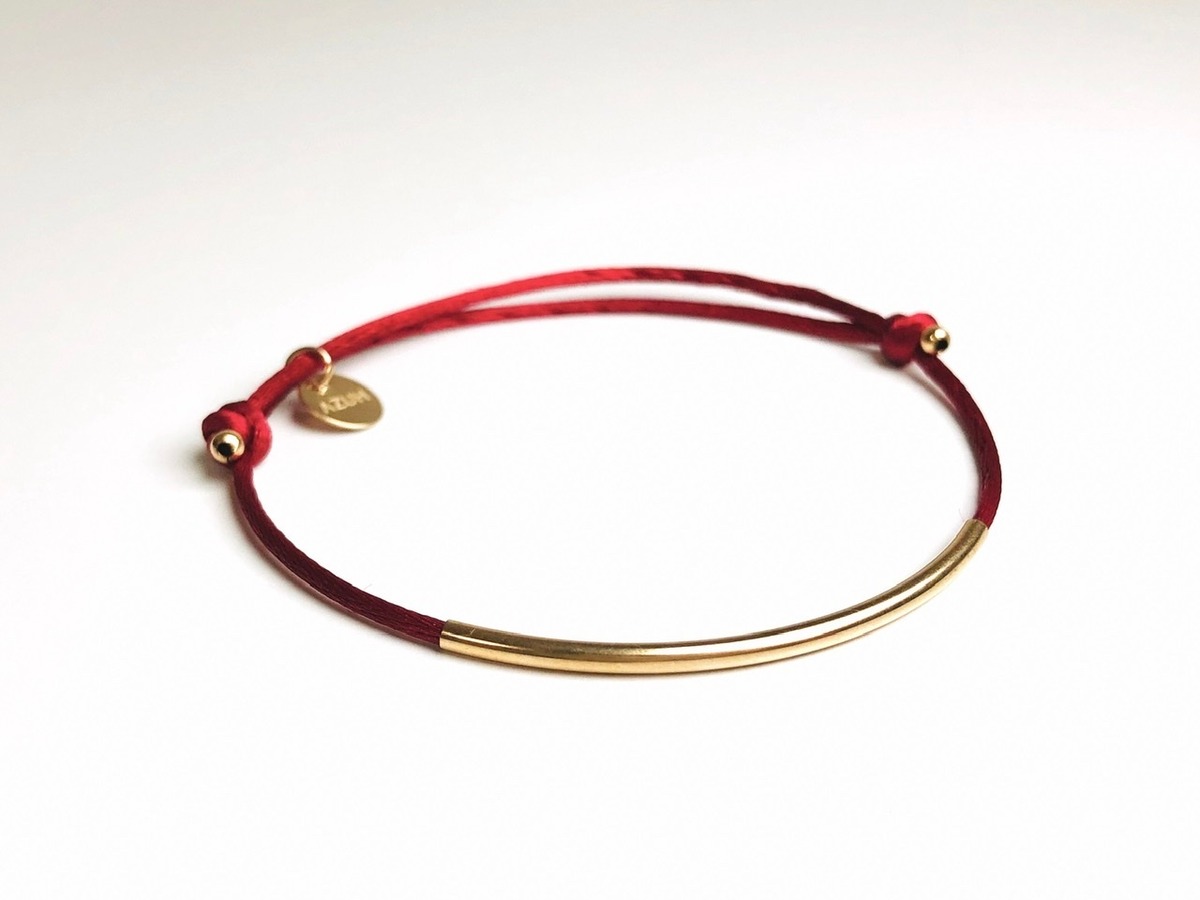 KNOT Bracelet / Garnet Red ［国内送料無料］ | AZUH Online Store